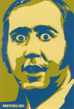 Andy Kaufman (Green) - 2.75" x 4"