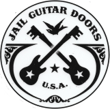 Jail Guitar Doors (white) - 4"