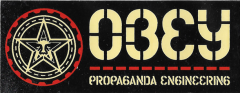 Propaganda Engineering (Shiny Black/Red line) - 4.13" x 1.63"