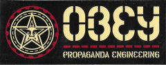 Propaganda Engineering (Shiny Black/Maroon line) - 4.75" x 1.88"