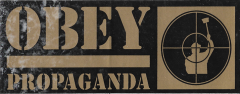 Obey Propaganda (Gold) - 4.75" x 1.88"