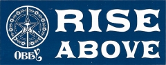 Rise Above (Blue) - 4.13" x 1.63"