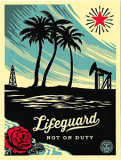 Lifeguard Not On Duty - 4" x 5.25"