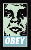 Griny Obey (blue) - 1.25\" x  2\"