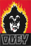 KISS (OBEY/No Border) - 1.38" x 2"