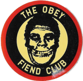 The Obey Fiend Club (Red) - 1.75"