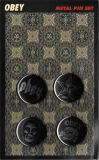 OBEY Metal Pin Set